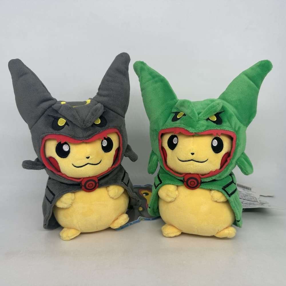 買取実績】レックウザポンチョを着たピカチュウ/黒いレックウザ